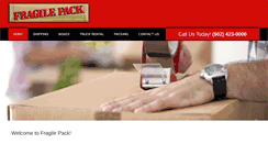 Desktop Screenshot of fragilepackinc.com